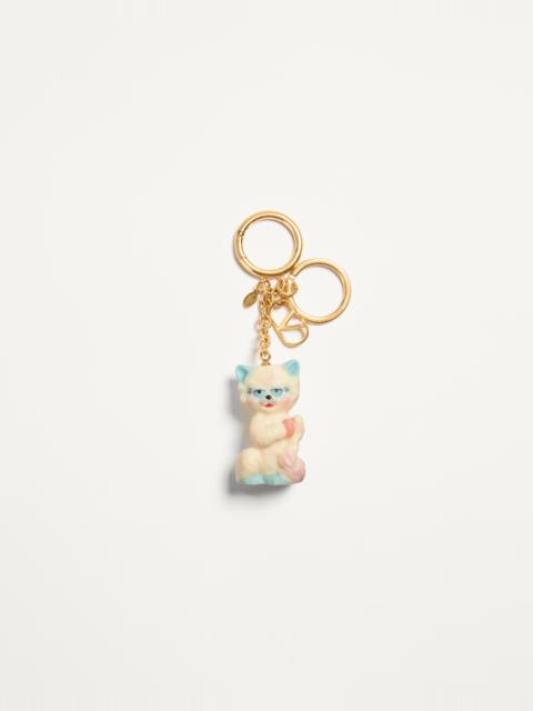 LE CHAT DE LA MAISON BAG CHARM WITH KEY RING