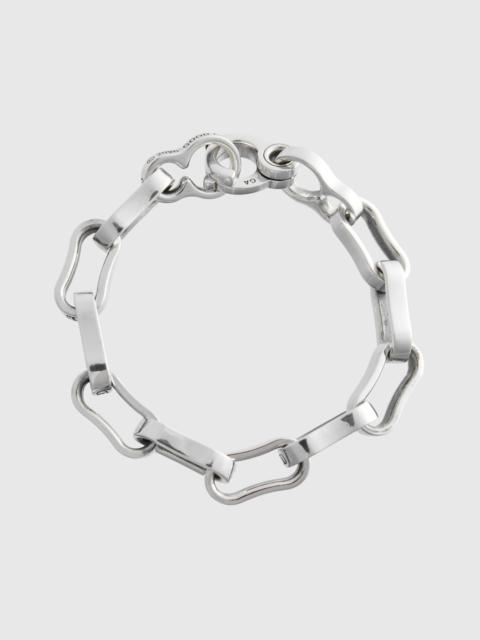 Bottle Chain Bracelet Size A in Sterling Silver