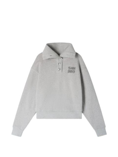 logo-plaque sweatshirt