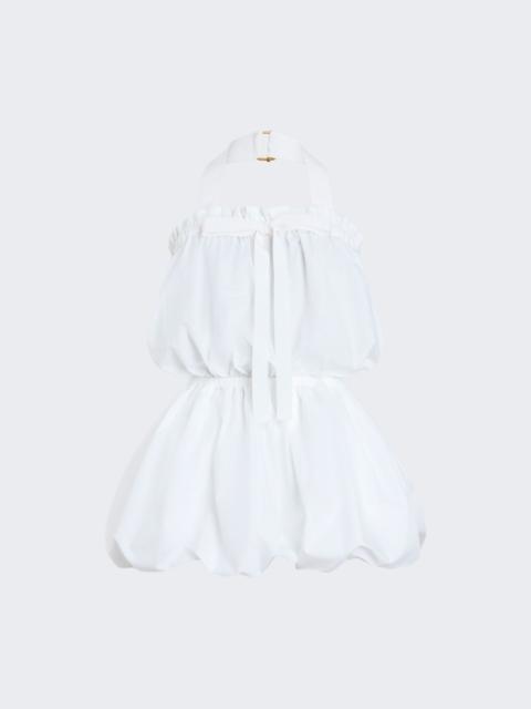 Halterneck Bloomer Dress White
