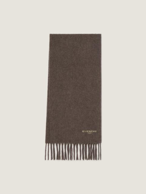 GIVENCHY PARIS LARGE SCARF IN ALPACA WOOL