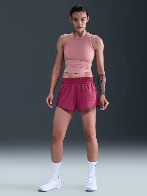 Nike One Women's Dri-FIT Mid-Rise 3" Brief-Lined Shorts