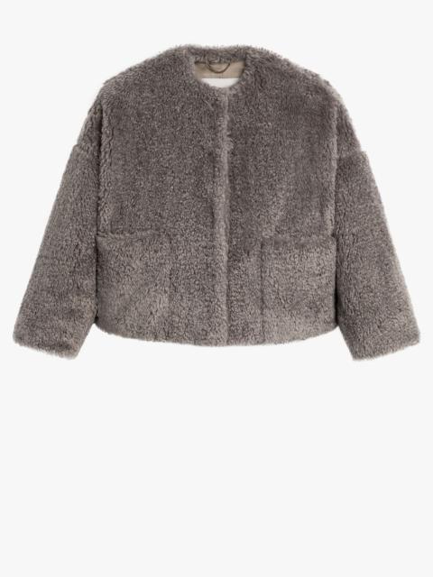 HUMBIE GREIGE ECO FUR JACKET