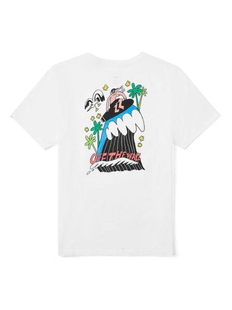 Men's Vans Asian Artist Crossover Series Printing Short Sleeve White VN0A4RAYWHT