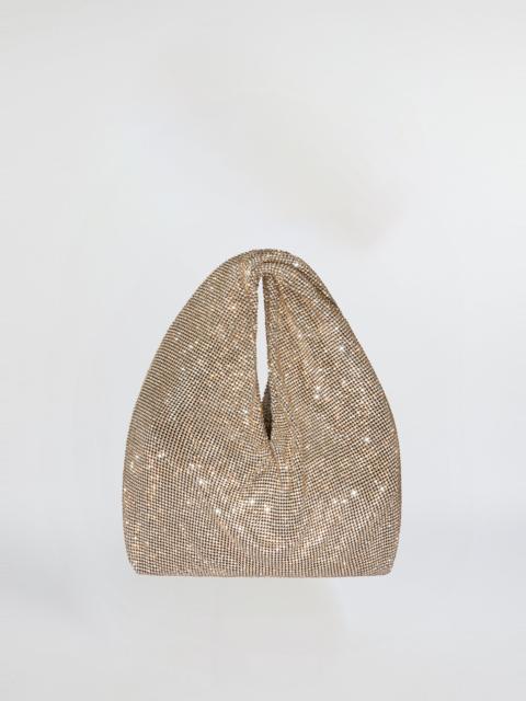 Paige Rhinestone Chain Mesh Bag