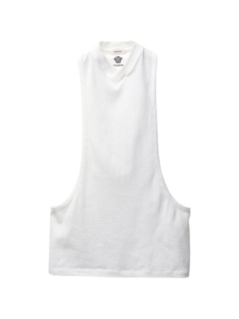 cotton-jersey tank top