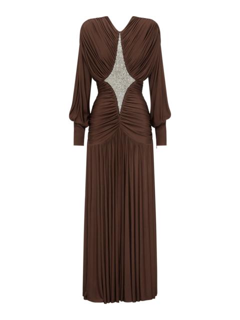 Silvio Ruched Midi Dress