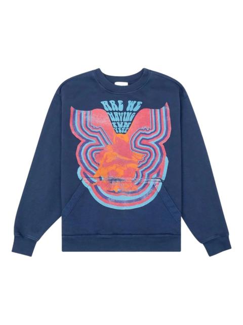 kangaroo-pocket graphic sweatshirt