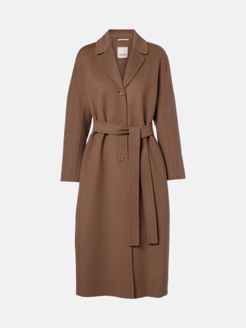 Dama virgin wool wrap coat