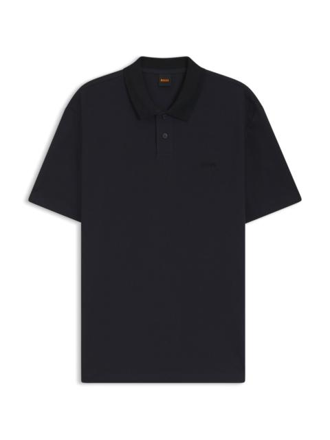 RELAXED-FIT POLO SHIRT IN COTTON PIQUÉ WITH LOGO