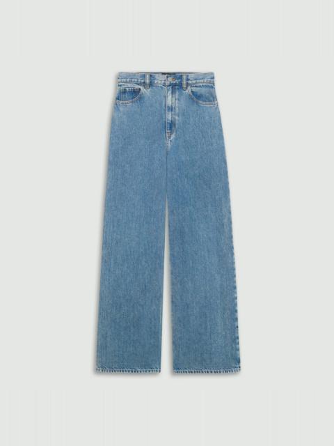 High-Waisted Wide-Leg Pant in Relaxed Denim
