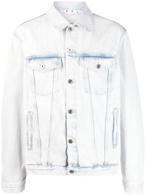 Skate bleached-effect denim jacket