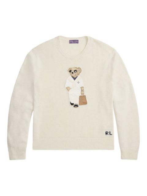 bear-detail sweater