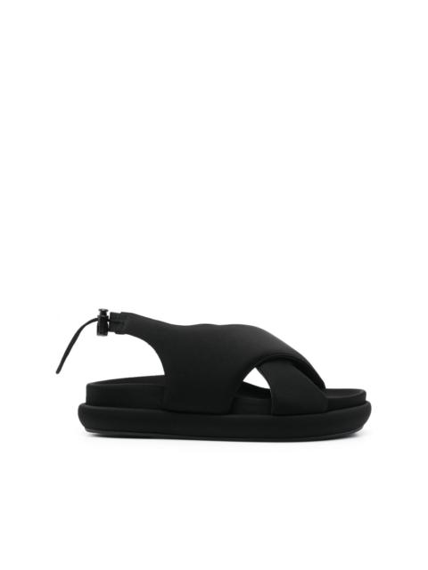 padded-design chunky sandals