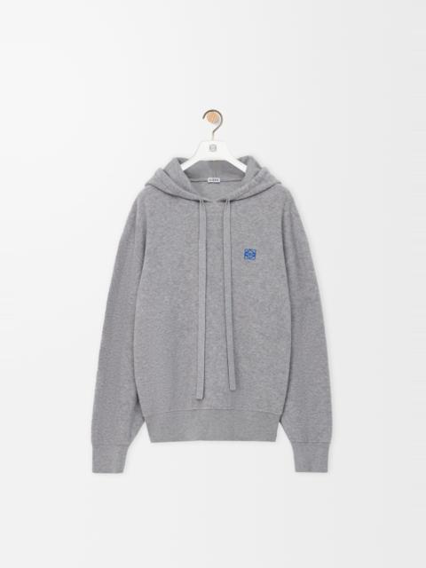 Hoodie in wool