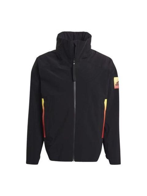 adidas Myshelter RR Outdoor Sports Hooded Jacket Black GT0352