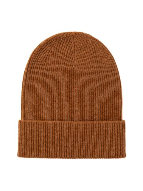 Slouchy Camel Cashmere Beanie