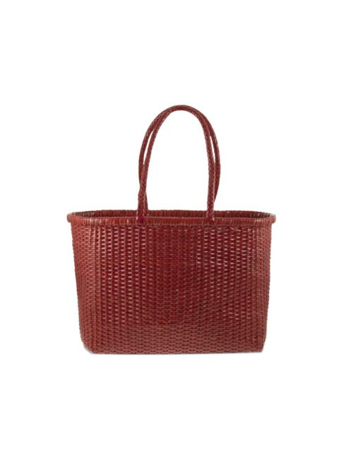 Weave woven-design shoulder bag
