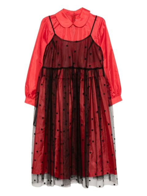 double-layered dress