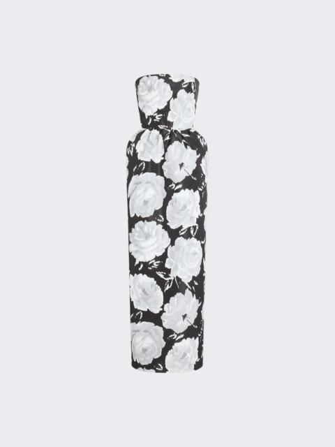 Bustier Long Dress Night Garden