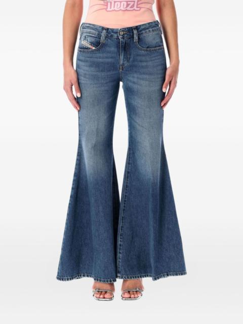 1970 d-bleess flared cotton jeans