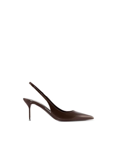 Lidia point-toe slingback pumps