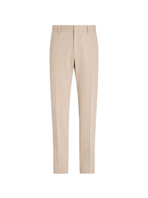 straight-leg trousers