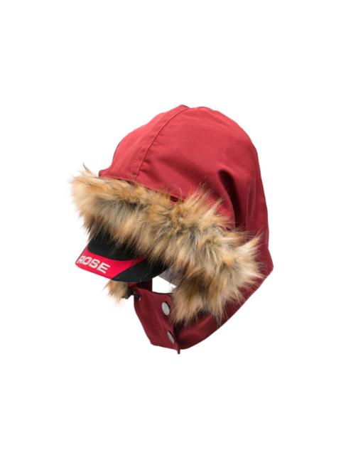 fur trim hat