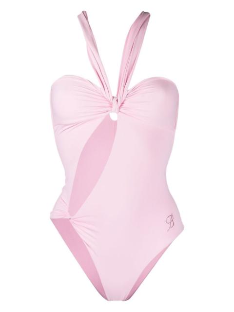 knot-detail sleeveless bodysuit