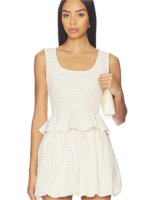 Air Linen Smocked Tank Top