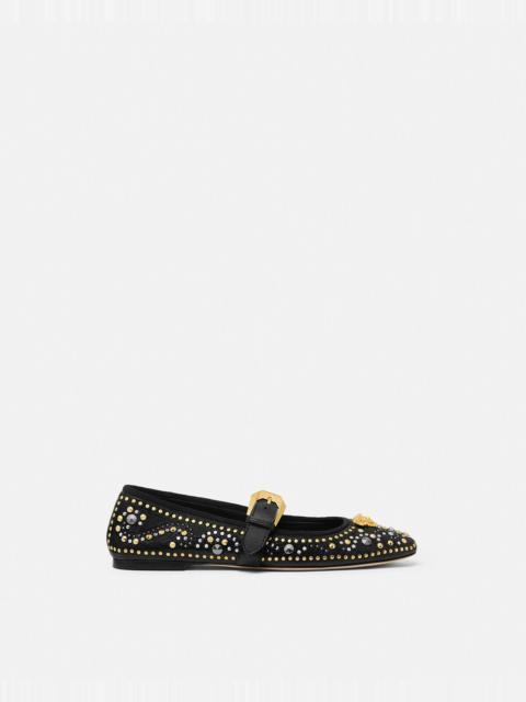 Studded La Medusa Ballerinas