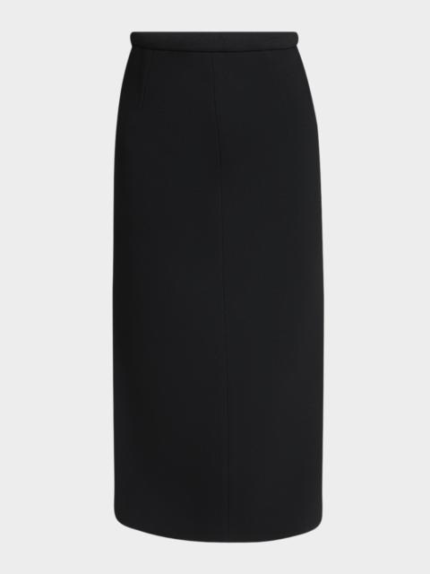 Long Pencil Skirt with Slit