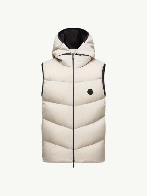 Guersac Diagonal-Quilted Hooded Down Vest