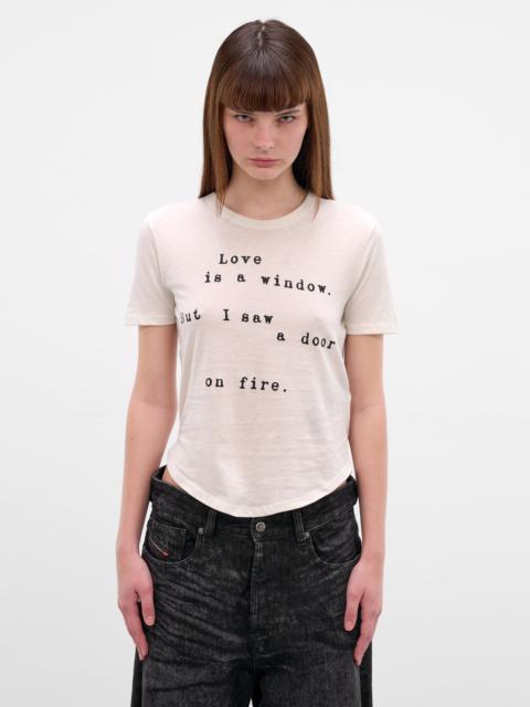White 'Love Is A Window' Tee