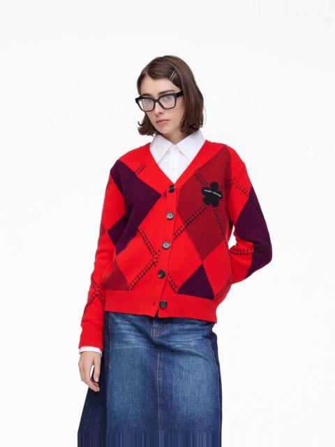 PREPPY DAISY ARGYLE CARDIGAN