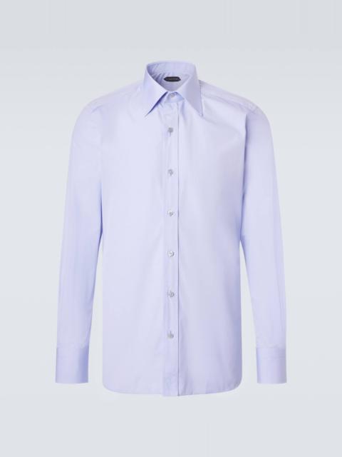 Cotton poplin shirt