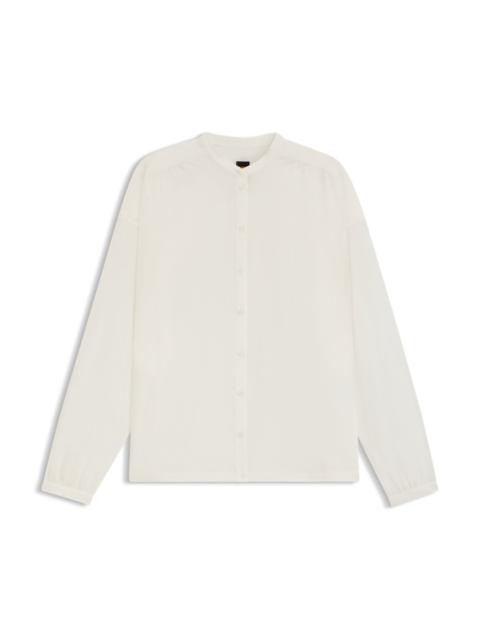 RELAXED-FIT BLOUSE IN COTTON VOILE