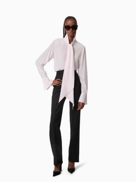 Lavalliere Silk Shirt