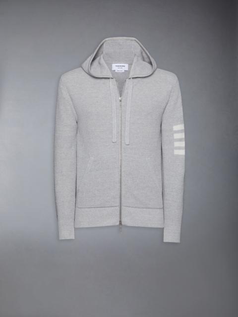 Linen Cotton 4-Bar Relaxed Fit Hoodie