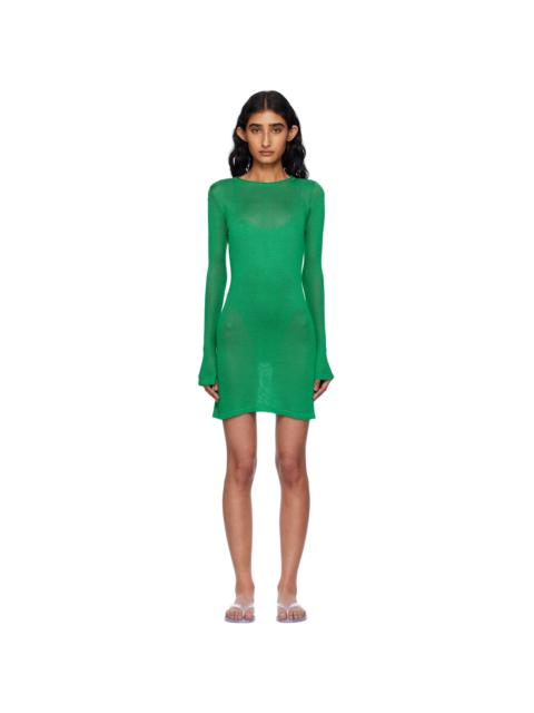 Green Jane Knit Minidress