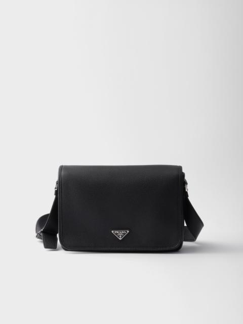 Leather shoulder bag