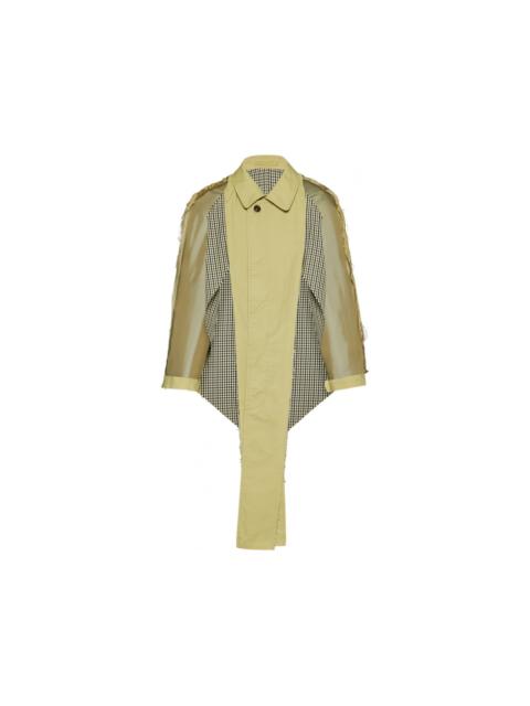 décortiqué trench cotton scarf