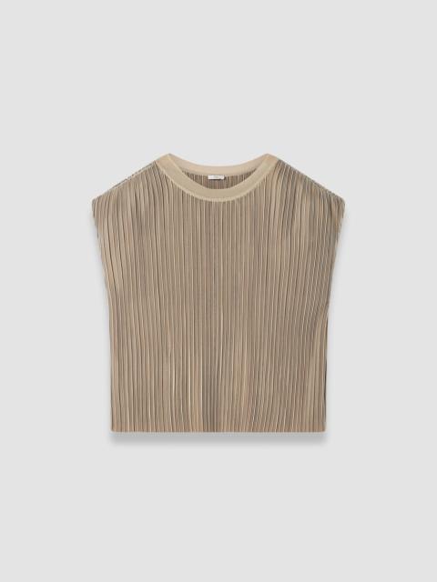 Cedre Pleated Satin Top