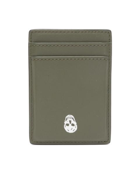 Skull-detail card holder