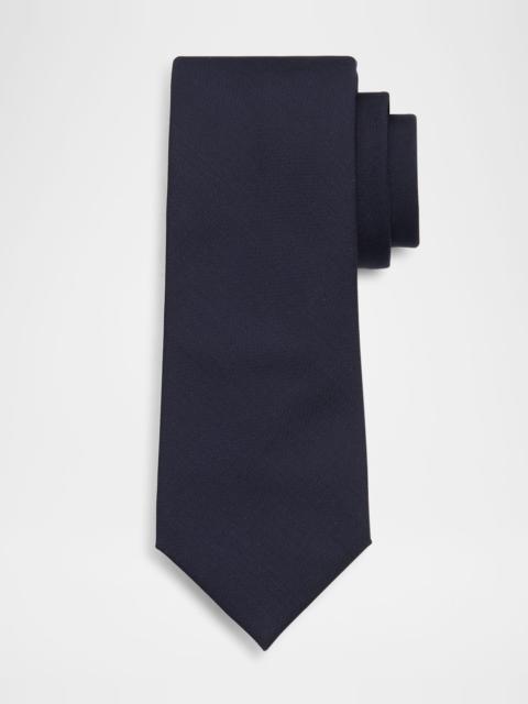 Men's Lightweight Wool Solid Tie