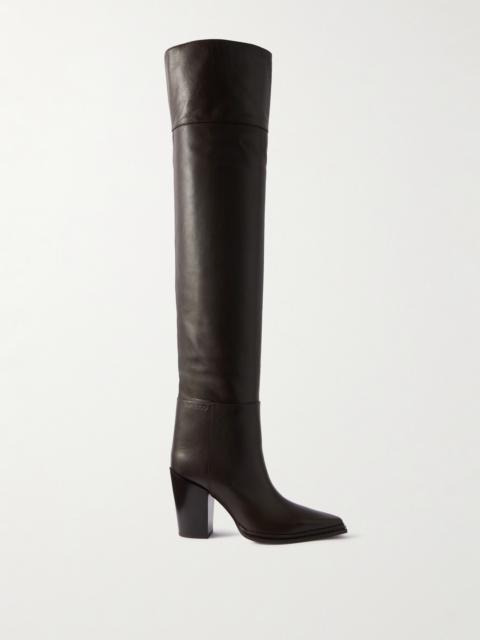 Cece 80 Leather Point-toe Over-the-knee Boots
