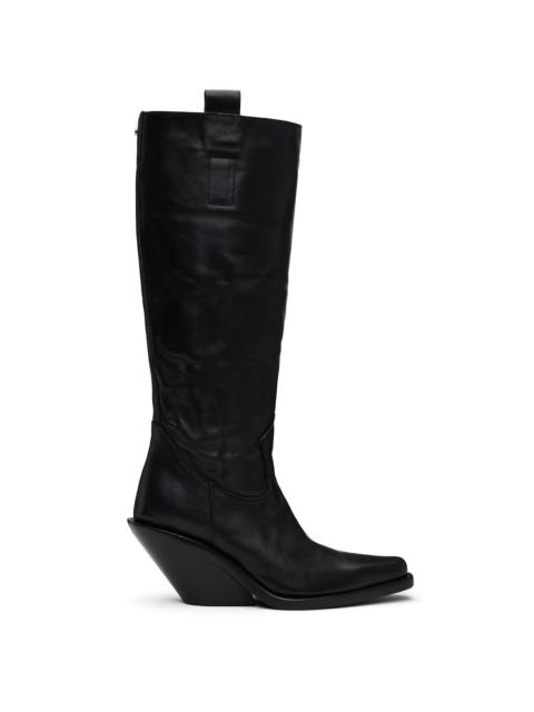 Black Lidar Western Boots
