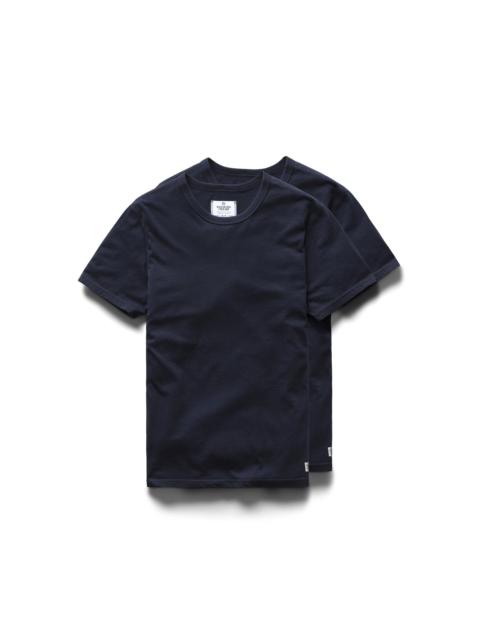 Cotton Jersey T-Shirt 2 Pack Navy