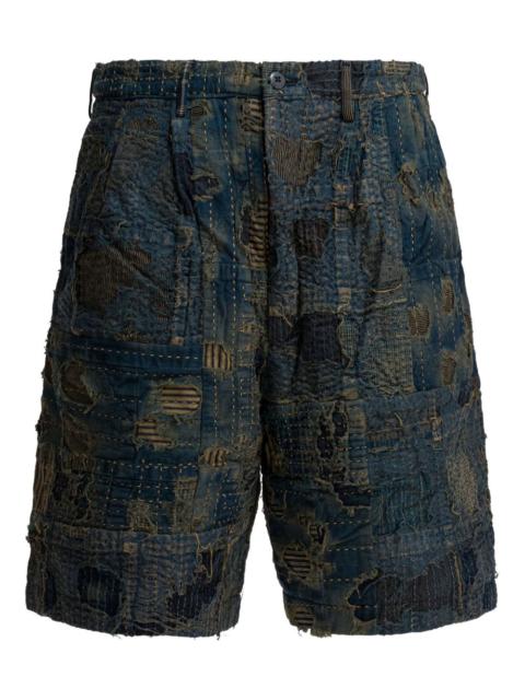 patchwork shorts