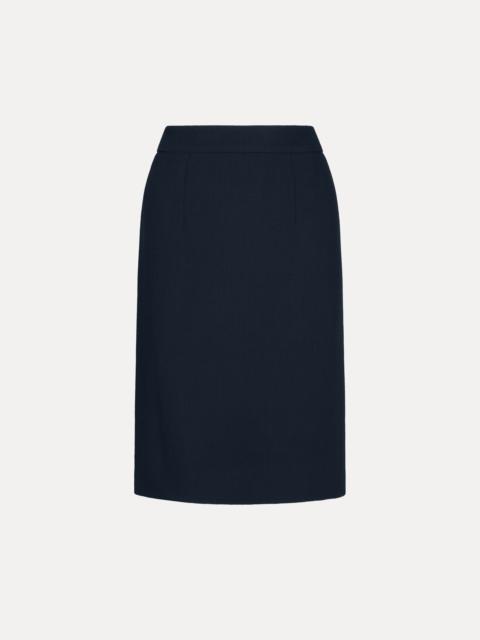 WOOL-BLEND PENCIL SKIRT